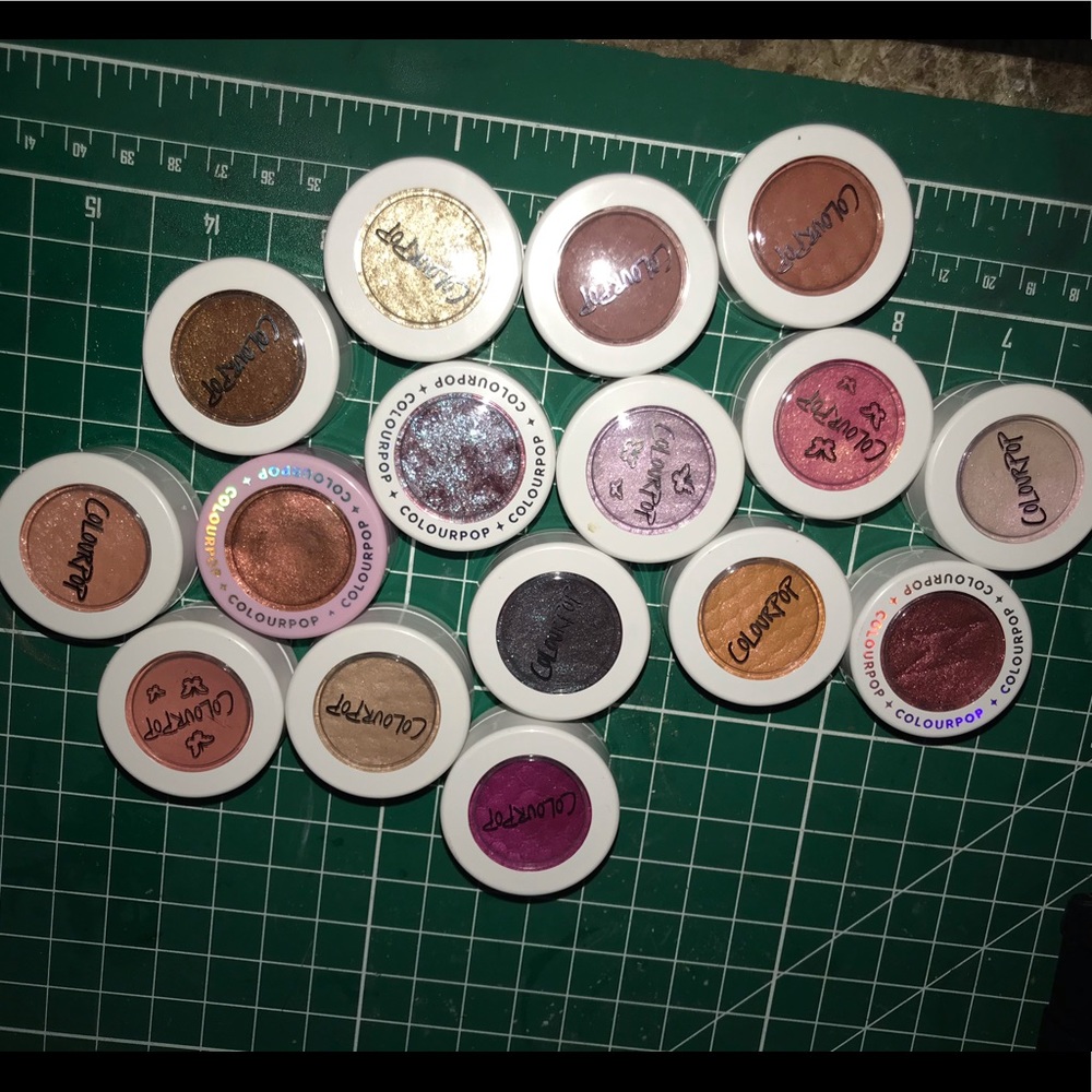 Colourpop eyeshadow lot